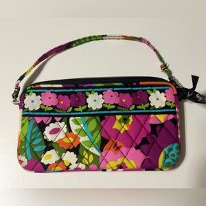 Vera Bradley Wristlet in Va Va Bloom Pattern Like New!